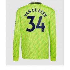 Manchester United Donny van de Beek #34 Tredje Tröja 2022-23 Långa ärmar